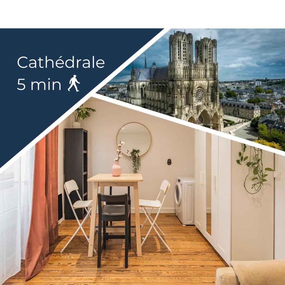 Appartement Cosy Proche Cathedrale رانس المظهر الخارجي الصورة